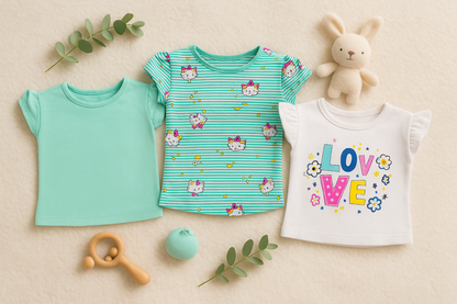 Paquete x 3 camisetas para bebé