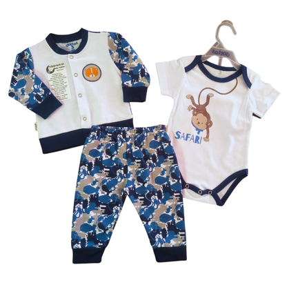 Sudadera con body para bebé