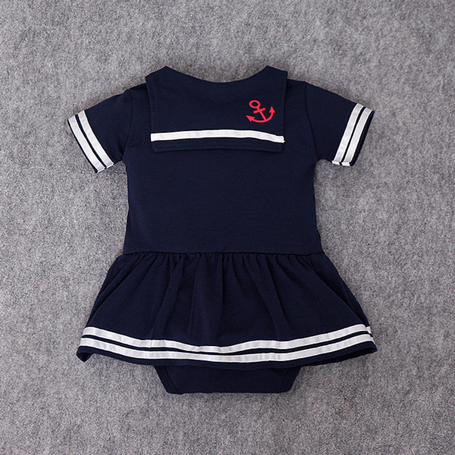 Body-vestido marinero para niña