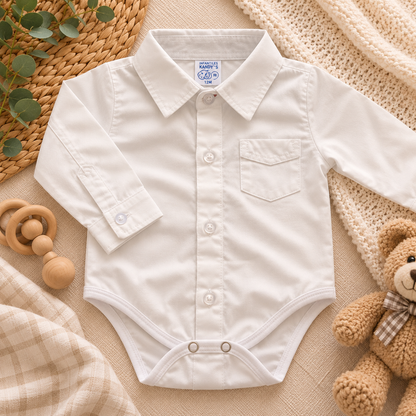 Body camisero manga larga para niño