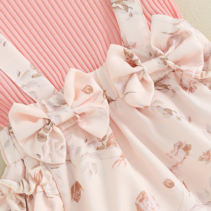 Body vestido estampado para bebé