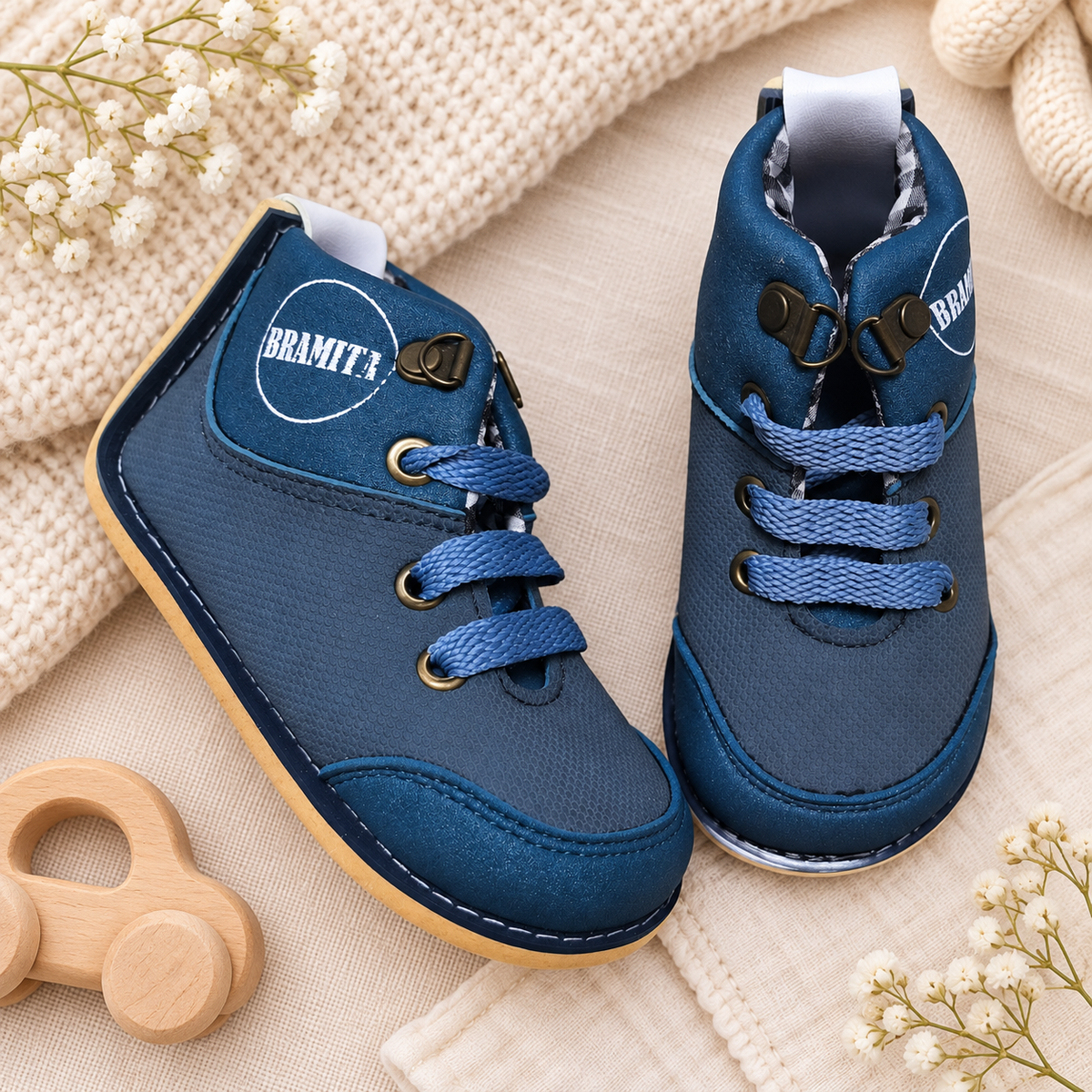Zapatos no tuerce bramita para niño