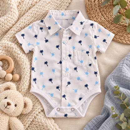 Body camisero manga corta para niño