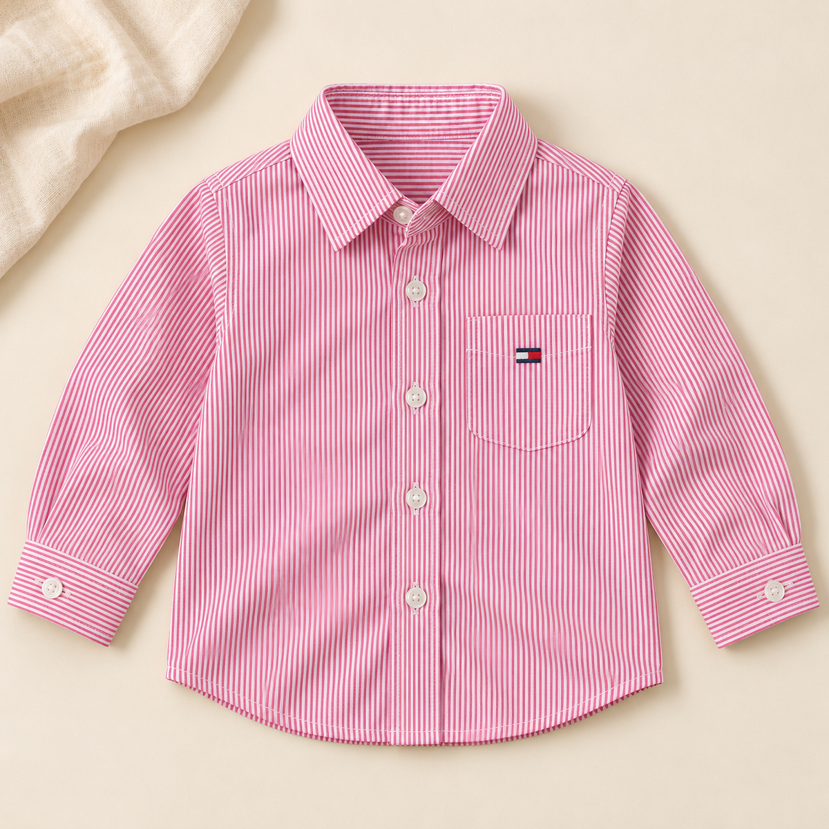 Camisas manga larga 100% algodón para niño