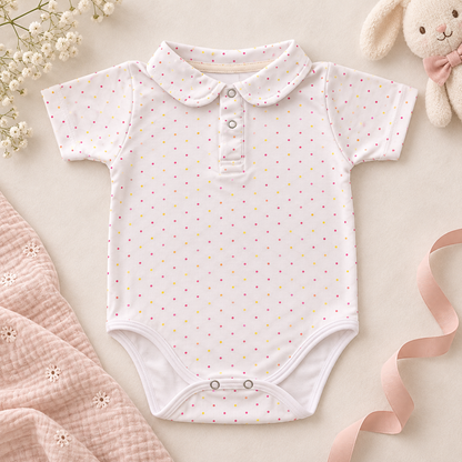 Body cuello bebé para niña