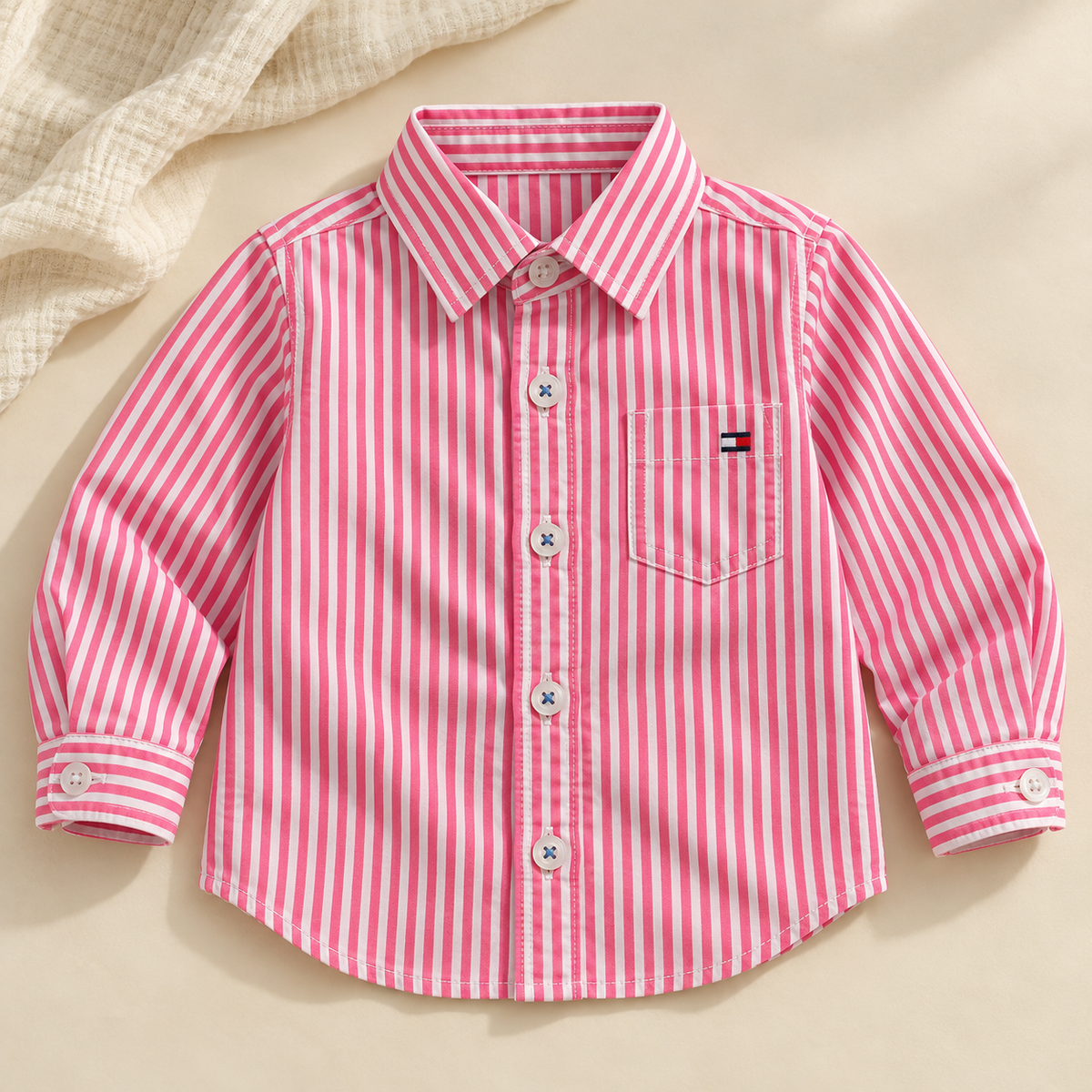 Camisas manga larga 100% algodón para niño