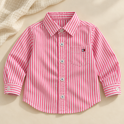 Camisas manga larga 100% algodón para niño