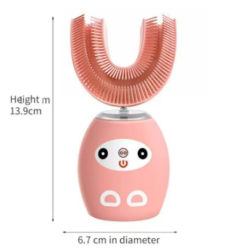 Cepillo Dental Lava Encias en U Eléctrico Recargable para niños
