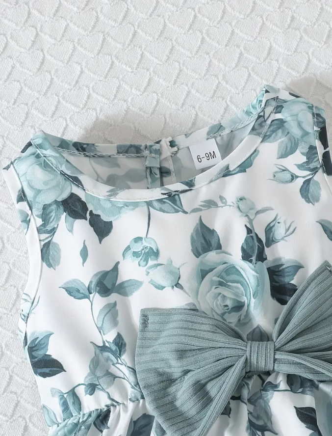 Vestido con torero manga corta para niña