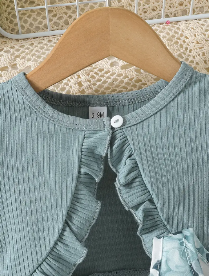 Vestido con torero manga corta para niña