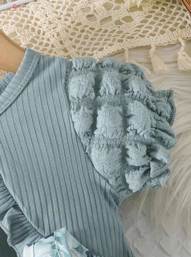 Vestido con torero manga corta para niña