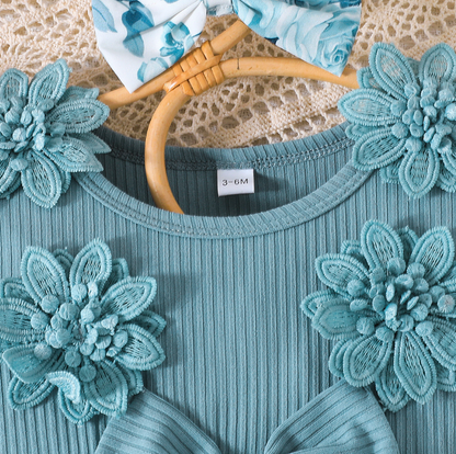 Body vestido para bebé - niña