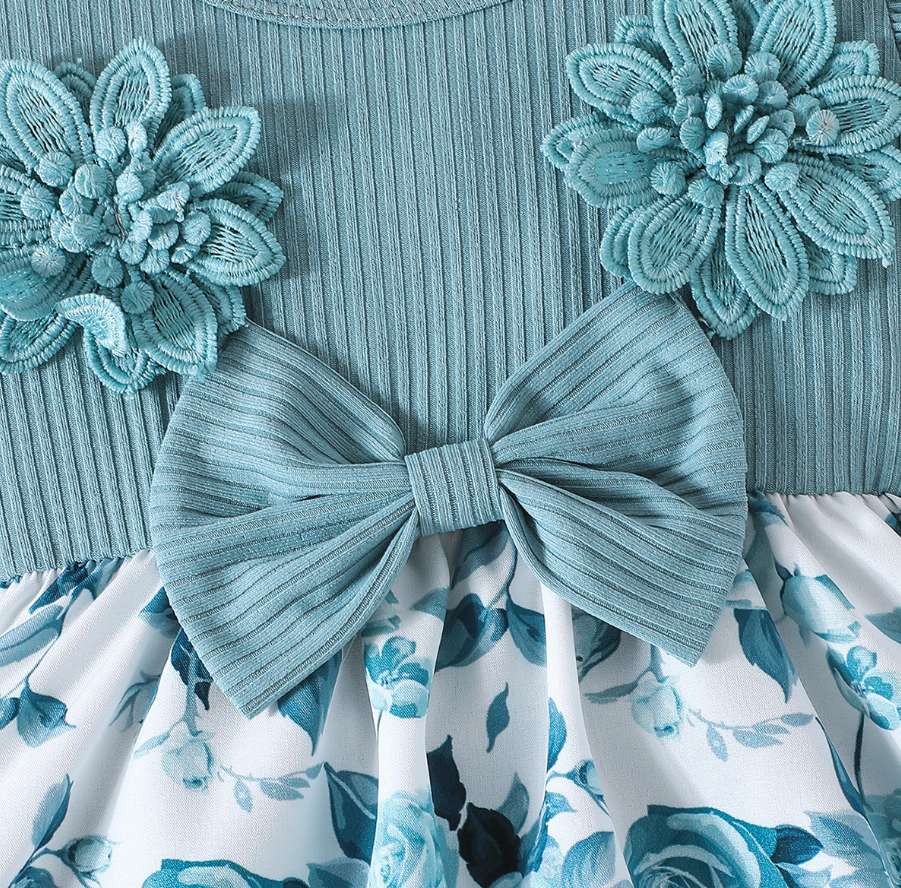 Body vestido para bebé - niña