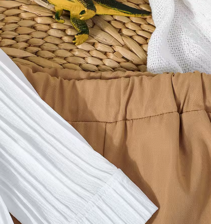 Conjunto camisa cuello neru para niño