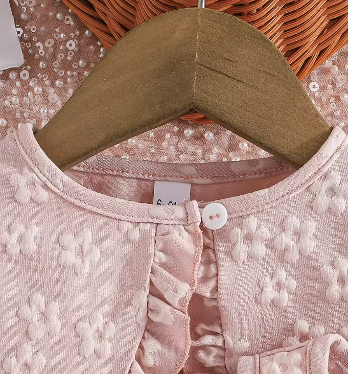 Vestido tutu con torerito manga larga para niña