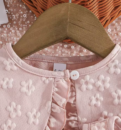 Vestido tutu con torerito manga larga para niña