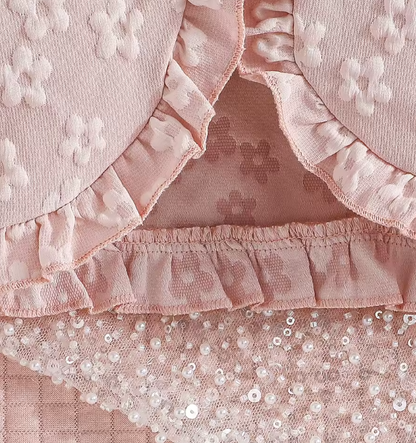 Vestido tutu con torerito manga larga para niña