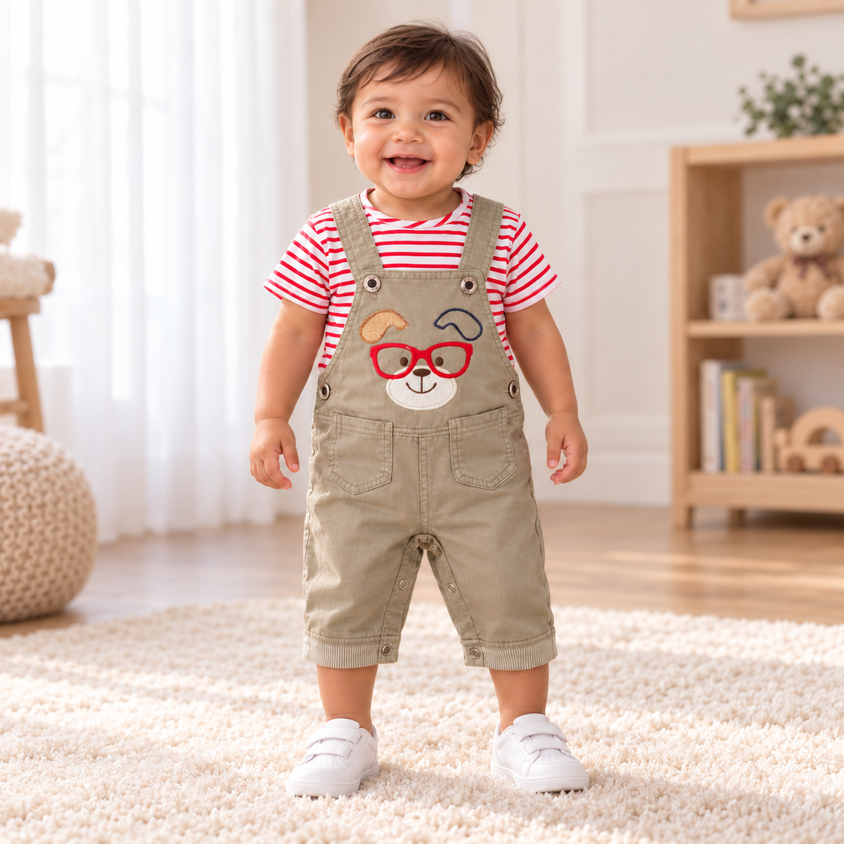 Overol capri para niño