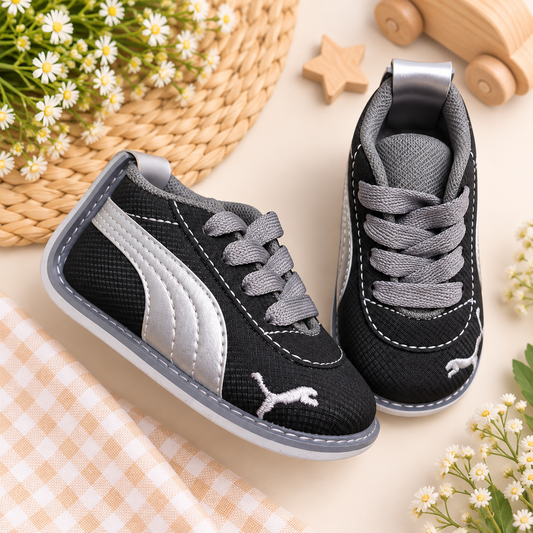 Tenis no tuerce negros para niño