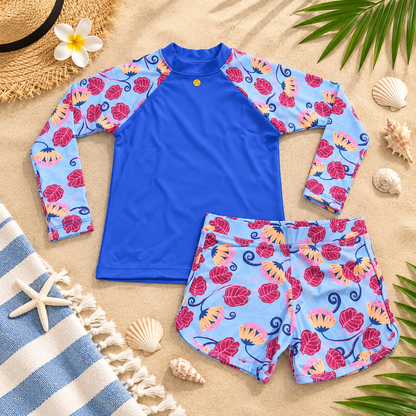Traje de baño 2 piezas para bebés y niñas