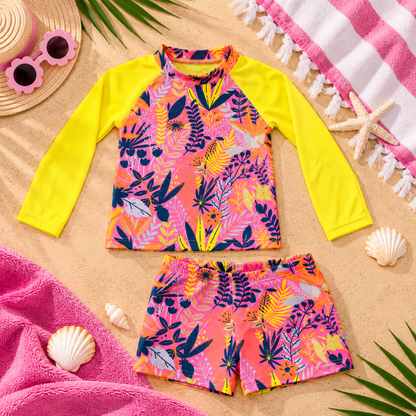 Traje de baño 2 piezas para bebés y niñas
