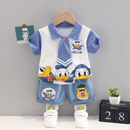 Conjunto de verano pato donald para niño